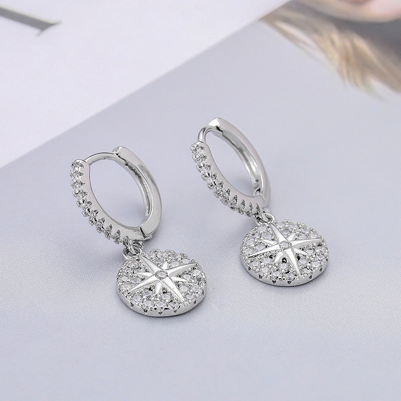 Women's Round Light Luxury Niche Design Advanced Earrings