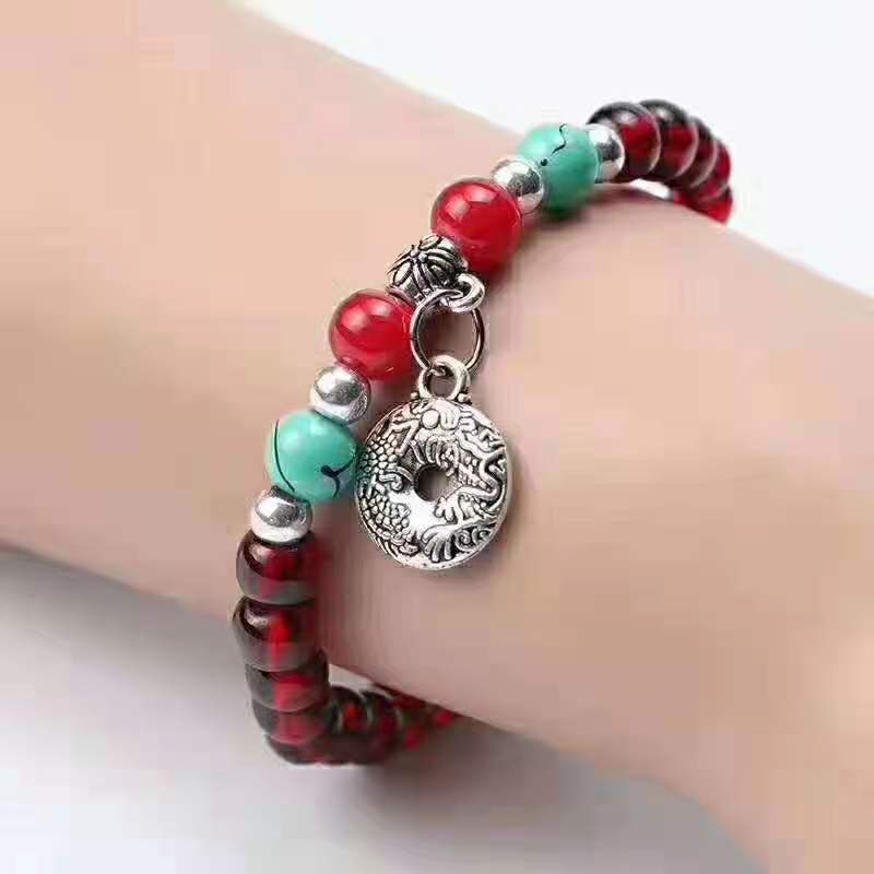 Multiple Small Pendant Accessories Tibetan Sier Bracelets