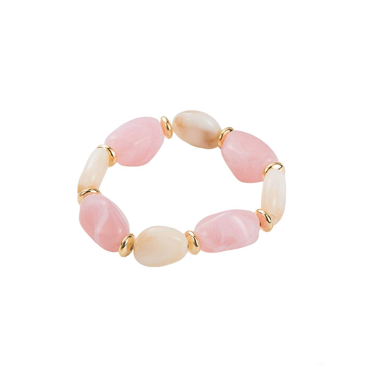 Fashion Exaggerated Geometry Irregular Resin Beaded Bracelet