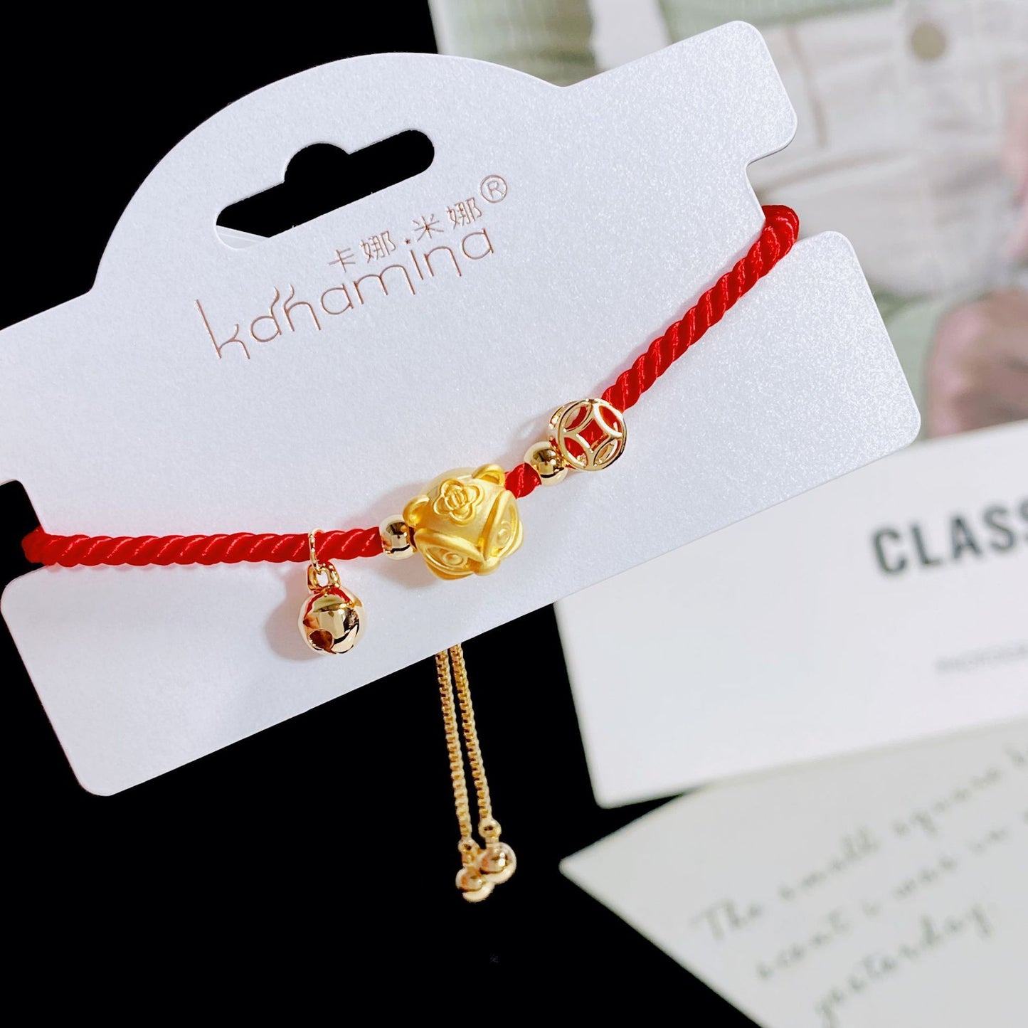 Red Rope Drawstring Fashion Life Woven Bracelets