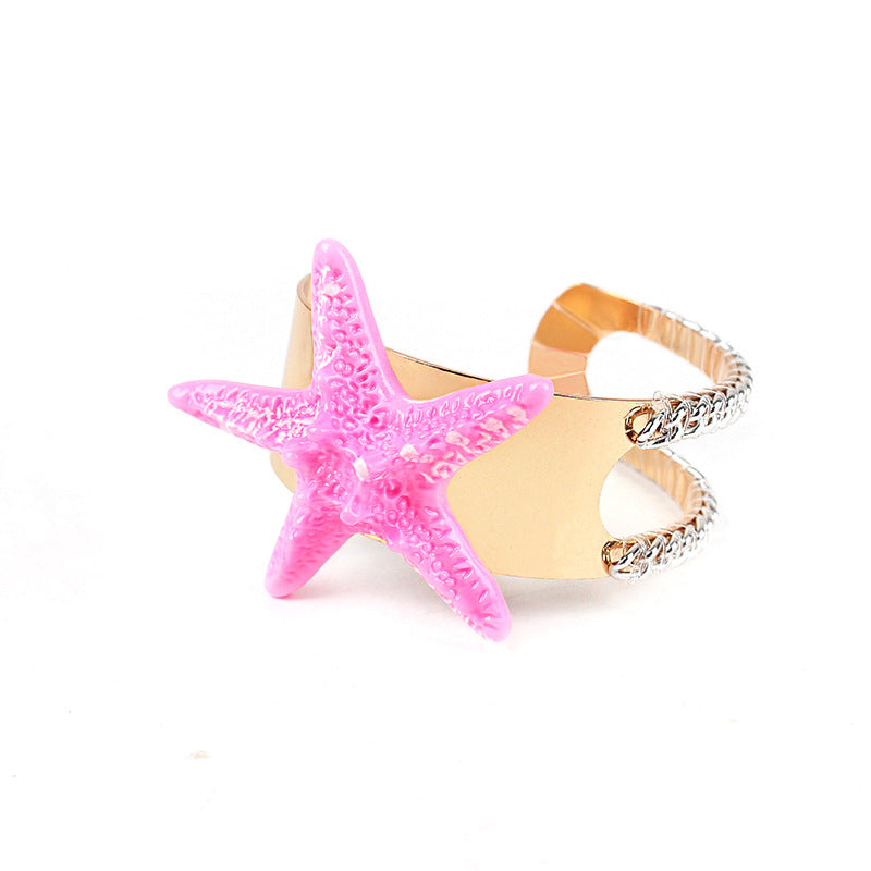 Colorful Starfish Vigorous Heart Trendy Vacation Bracelets