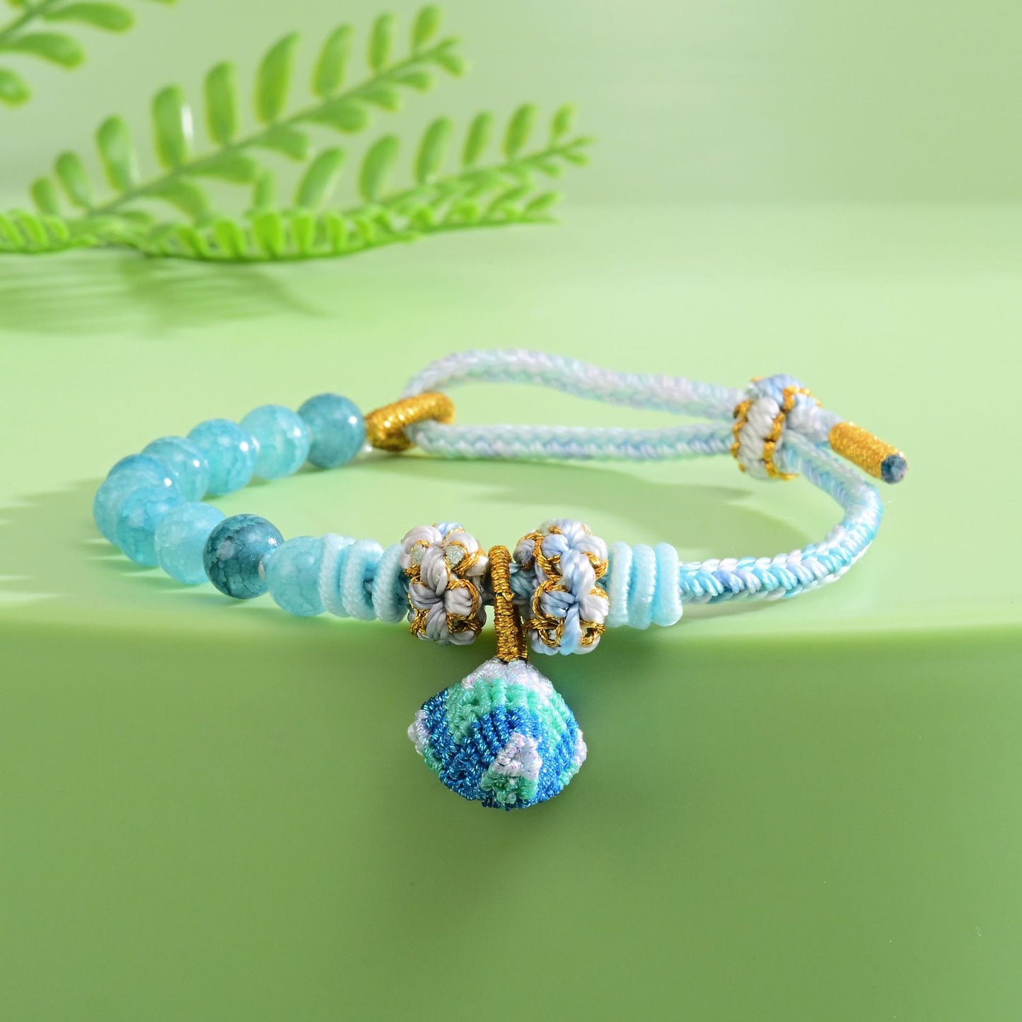 Festival Colorful Rope Perfect Peach Blossom Knot Bracelets