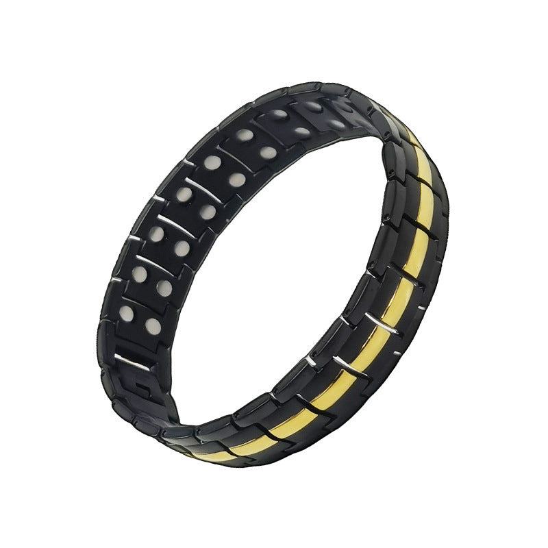 Men's Fashion Simple Back Of Turtle Magnetic Anion Bracelets