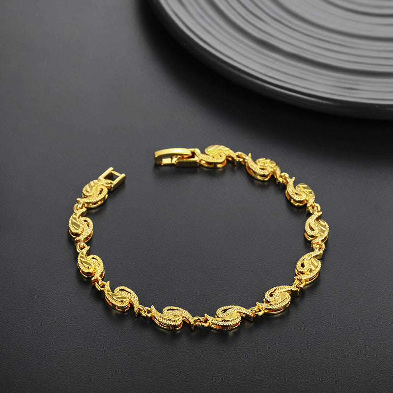 Mori Style Bamboo Leaf Alloy Fashion Bracelets