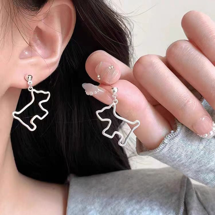 Gentle Temperamental Pearl High-grade Diamond Decorations Niche Stud Earrings