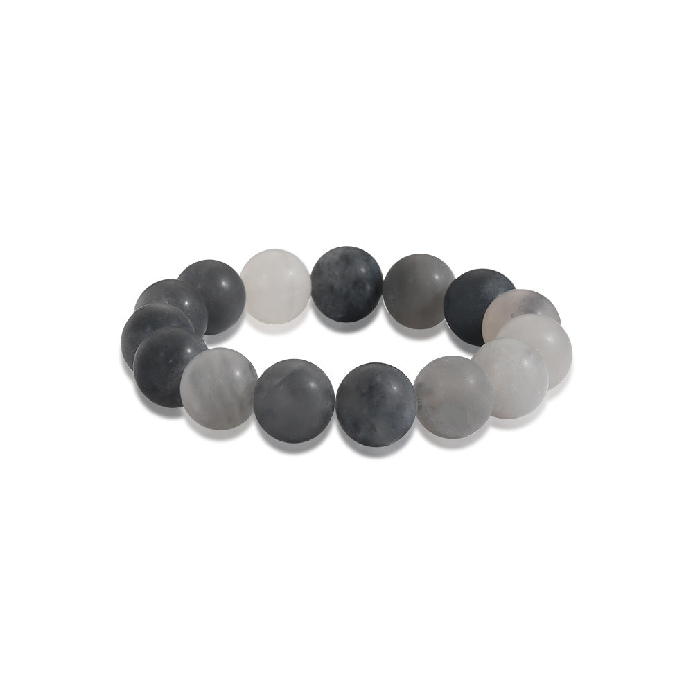 Pliable Temperament Frosted Cloud Crystal Stone Bracelets