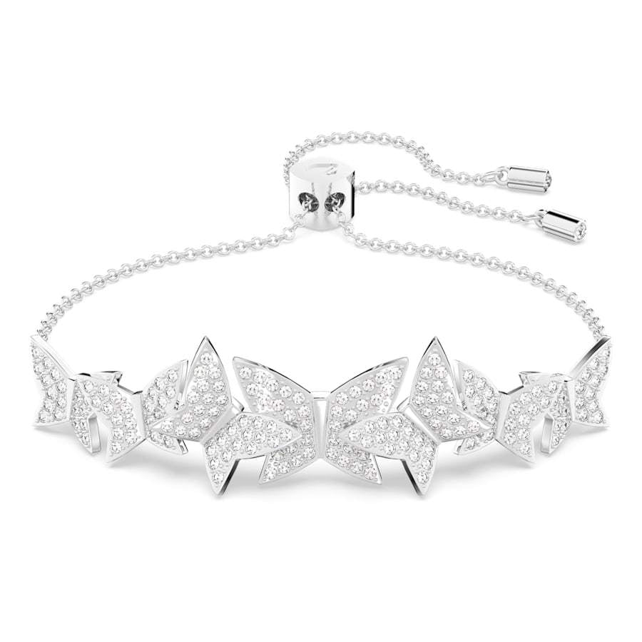 Austrian Crystal Gradient Color Thick Gold Bracelets