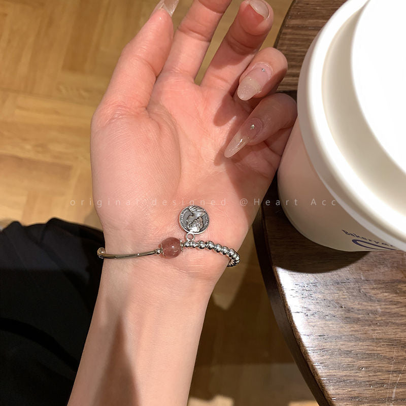 Bracelets de conception fraîche d'été pour femmes à Quartz fraise