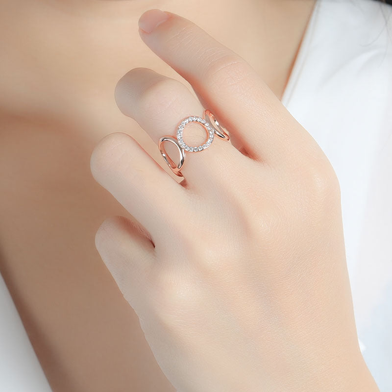 Female Cold Style Simple Hand Jewelry Rings