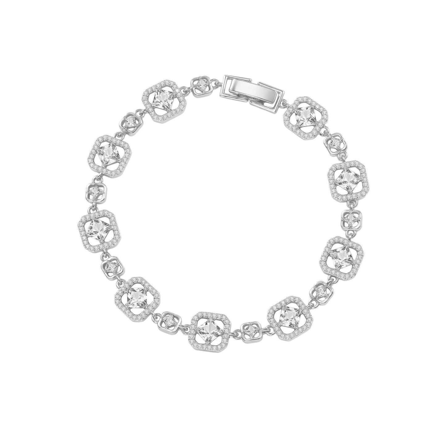 Super Flash Color Zircon Light Luxury Temperament High Bracelets