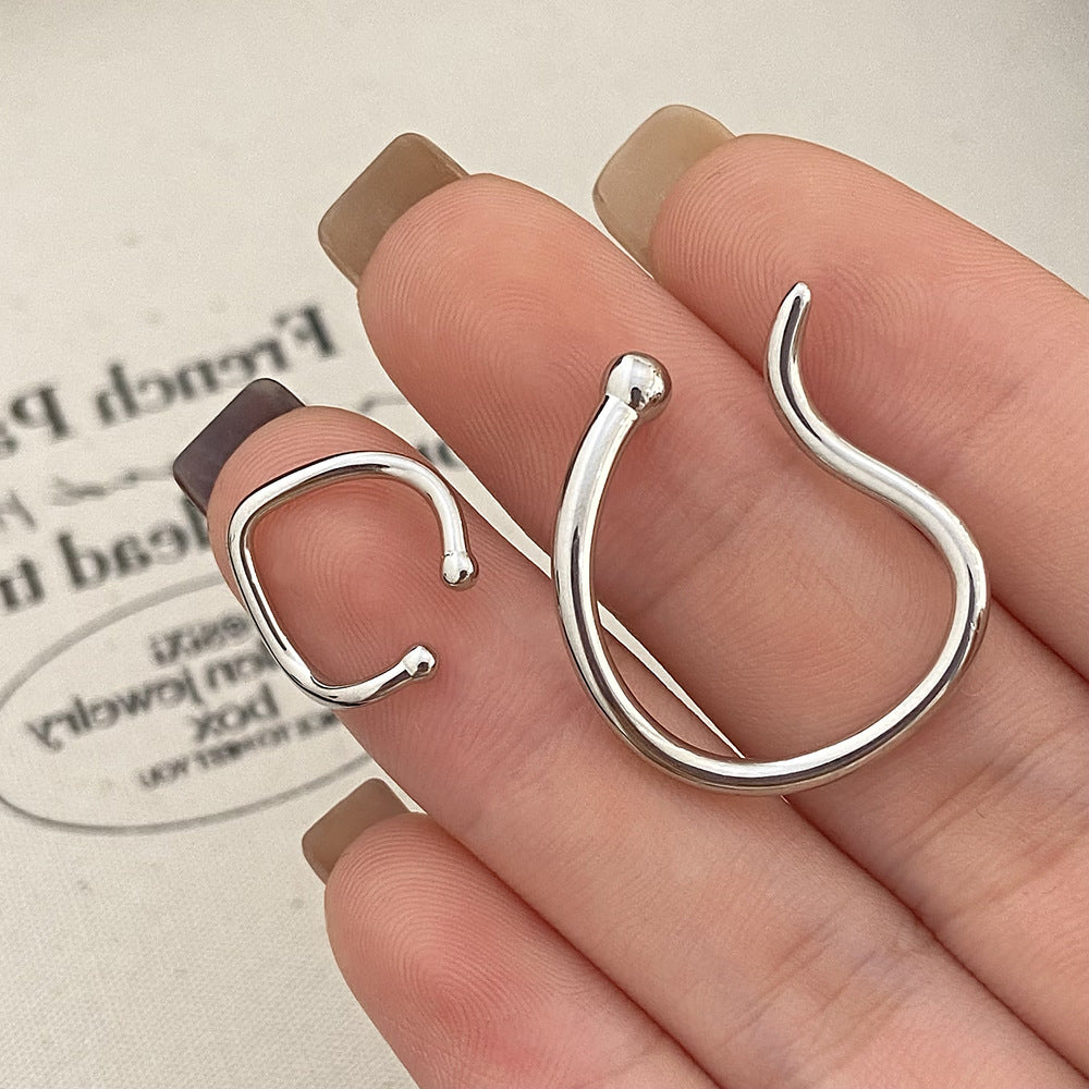 Metal Female Without Pierced Minority Design Simple Ear Clip