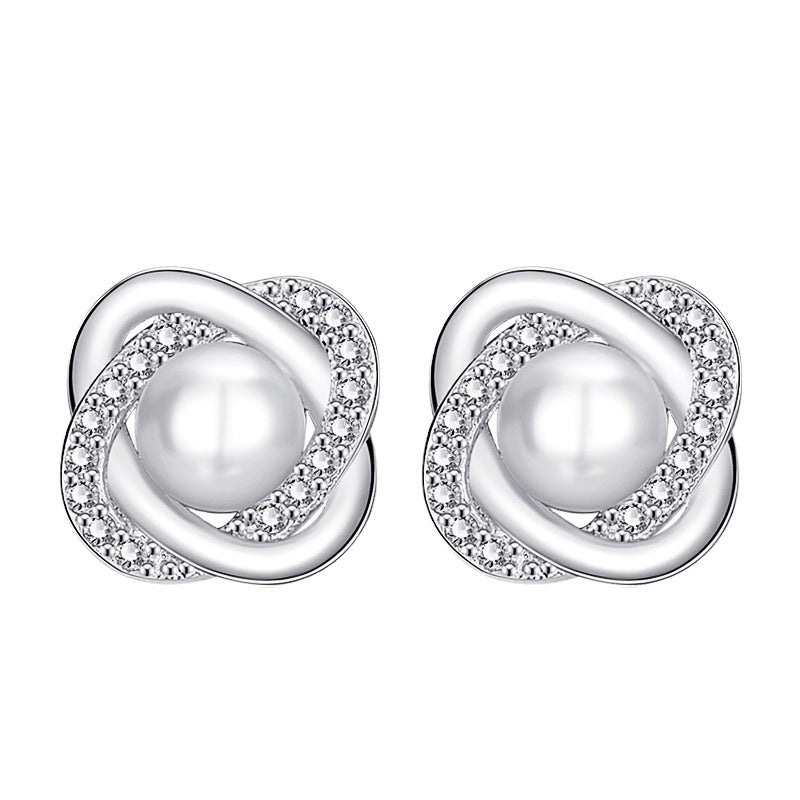 Female Temperament Korean Style Siering Ear Clip Earrings