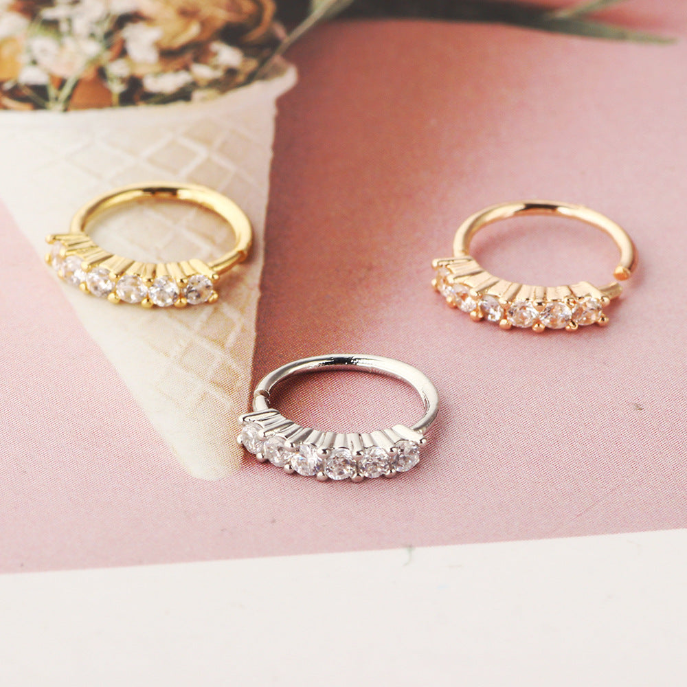 Simple Trinkets Lip Clip Labret Nose Eyebrow Ear Bone Nail Rings