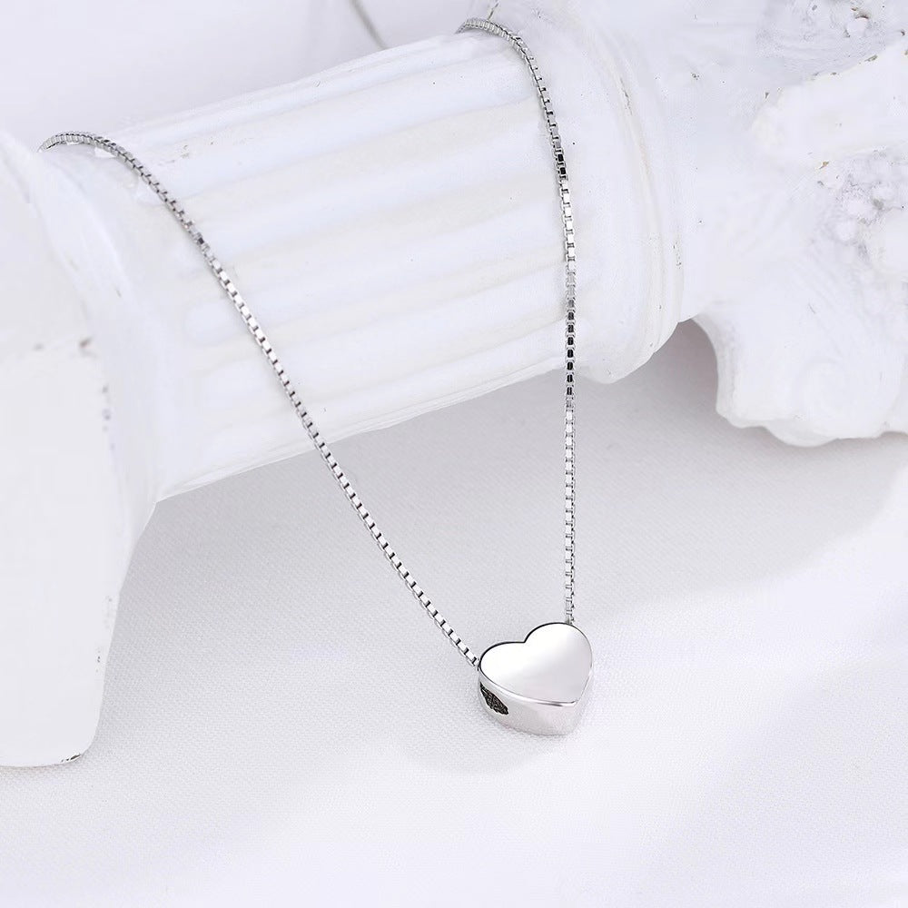 Female Niche Temperamental Three-dimensional Love Jequirity Bean Necklaces