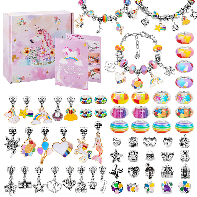 Cool Cute Unicorn Gift Set Color Bracelets