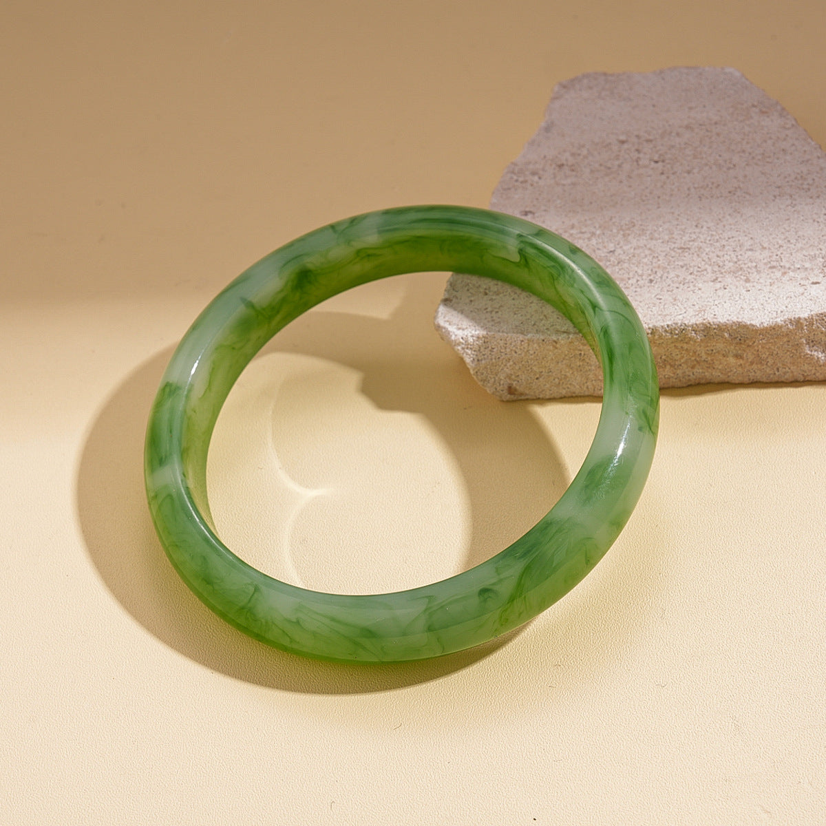 Women's Irregular Resin Minority Simple Retro Temperament Personality Fashion Design Unique Bracelets