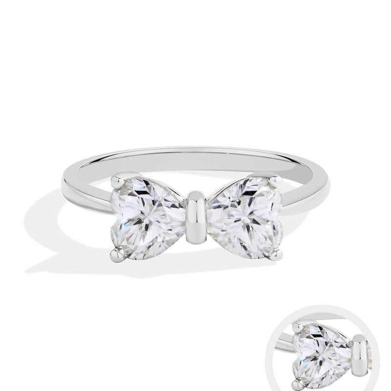 Tie Couple Gold High Craft Zircon Ring
