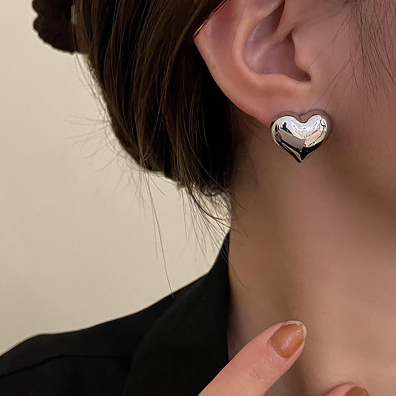 Women's Needle Vintage Fashion Personality Metal Heart-shaped Rings