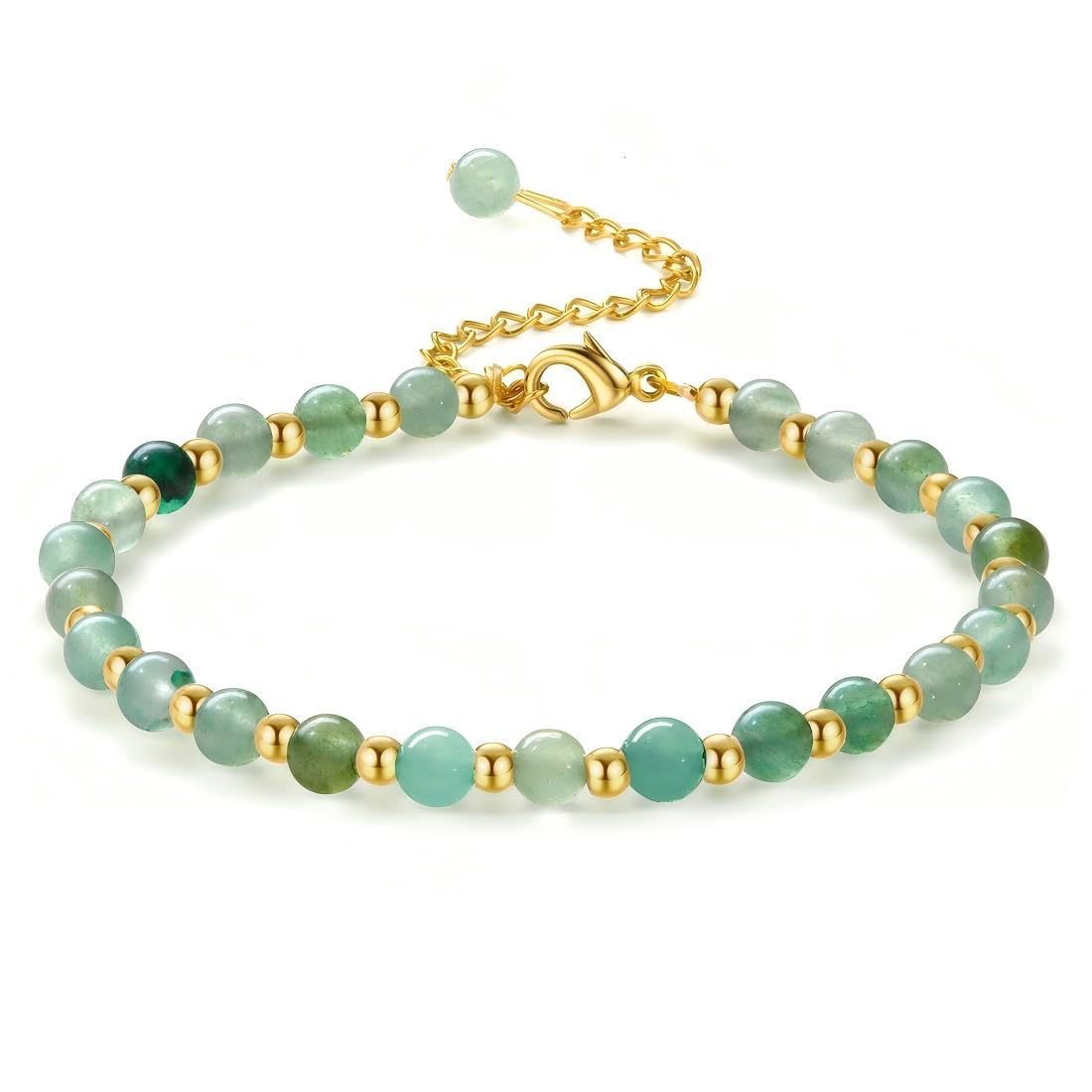 Natural Stone Adjustable Beaded Fashionable Maternity Moonstone Bracelet