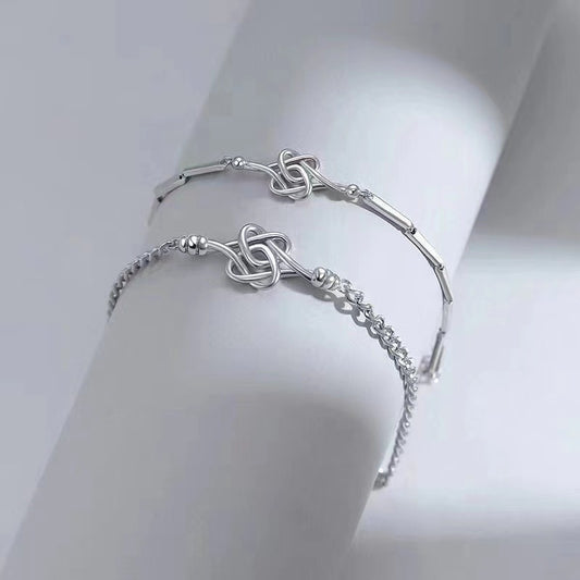 Knot Couple Pair Sense Niche Simple Bracelets