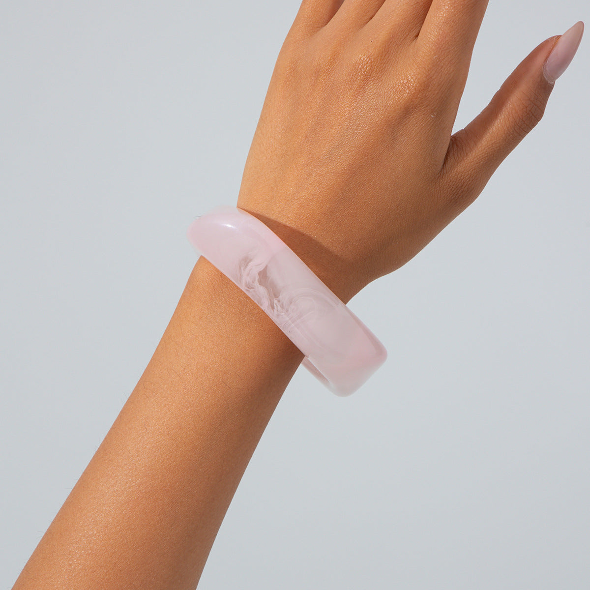 Irregular Translucent Female Personality Acrylic Color Bracelet