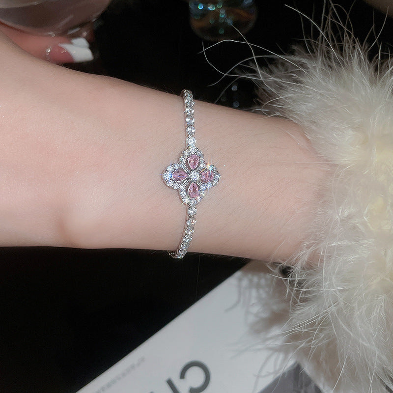 Round Pull-out Retro Minority Elegant Light Luxury Bracelets