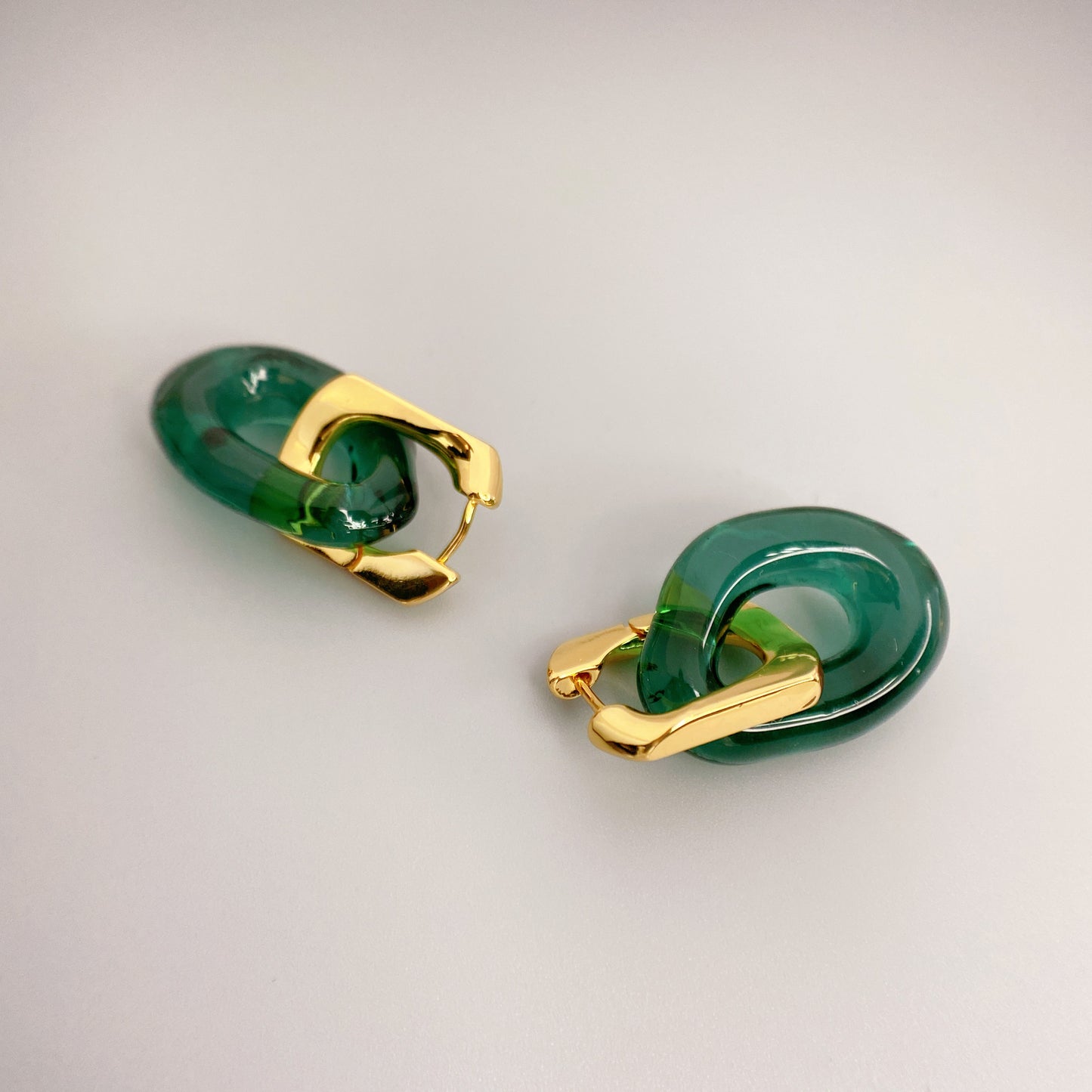 Fashion Detachable Personalized Female Irregular With Colored Earrings