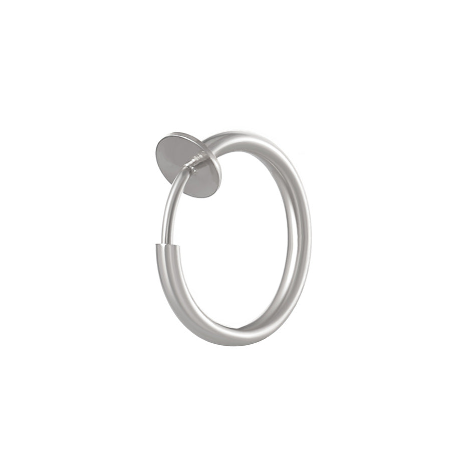 Simple Small Circle Single Korean Fashion Ear Clip