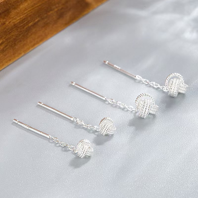 Light Luxury Minority Delicate Eardrops Bone Nail Sleeping No Need Earrings