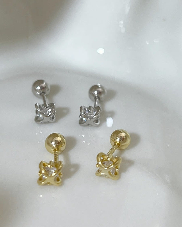 Planet Screw Ear Bone Pin Super Earrings