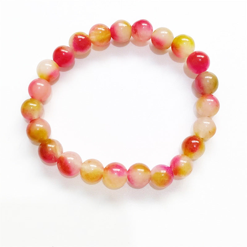 Live Broadcast Chalcedony Beaded Fashion Sweet Bracelets