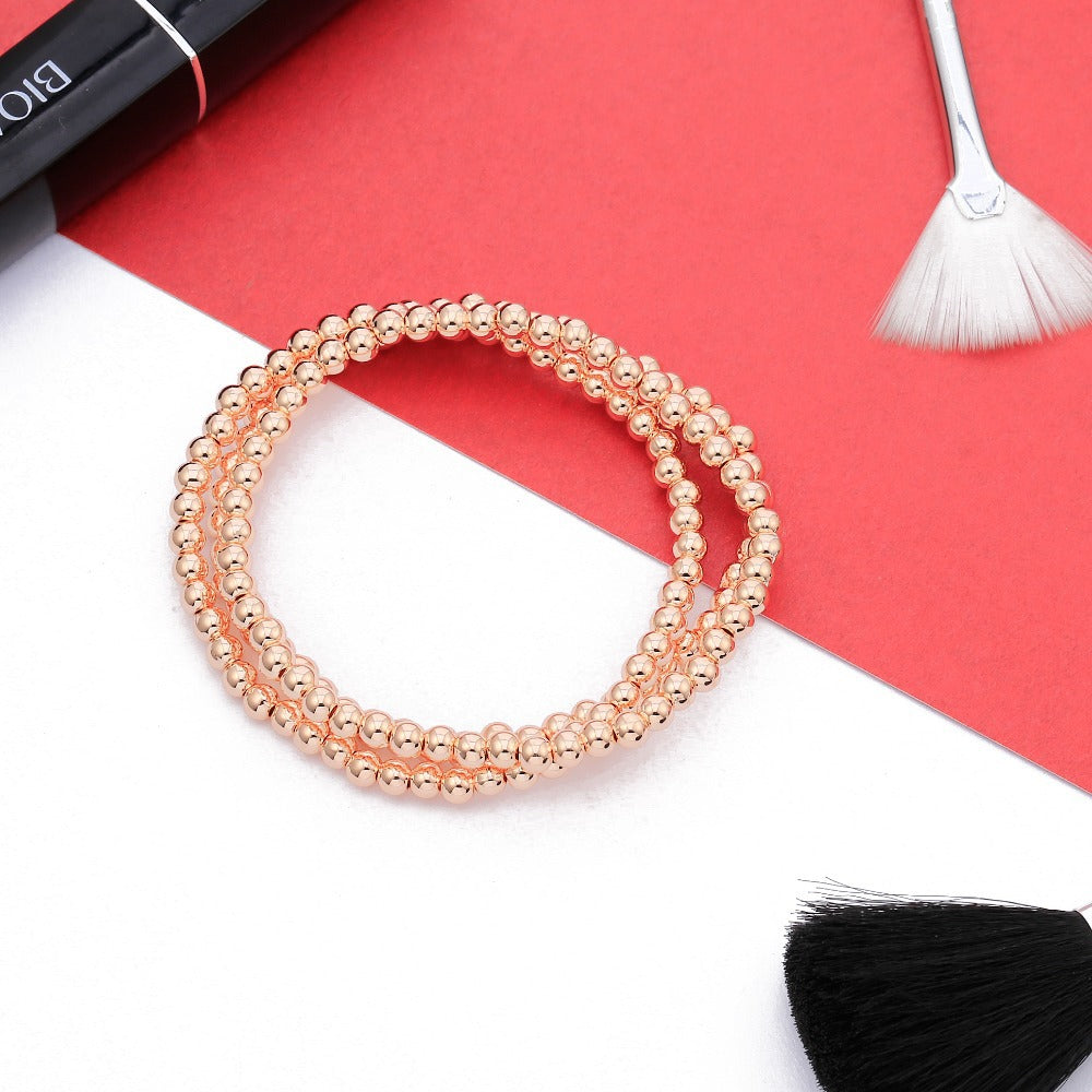 Plating Waterproof Ornament Carrying Strap Elastic Bracelets