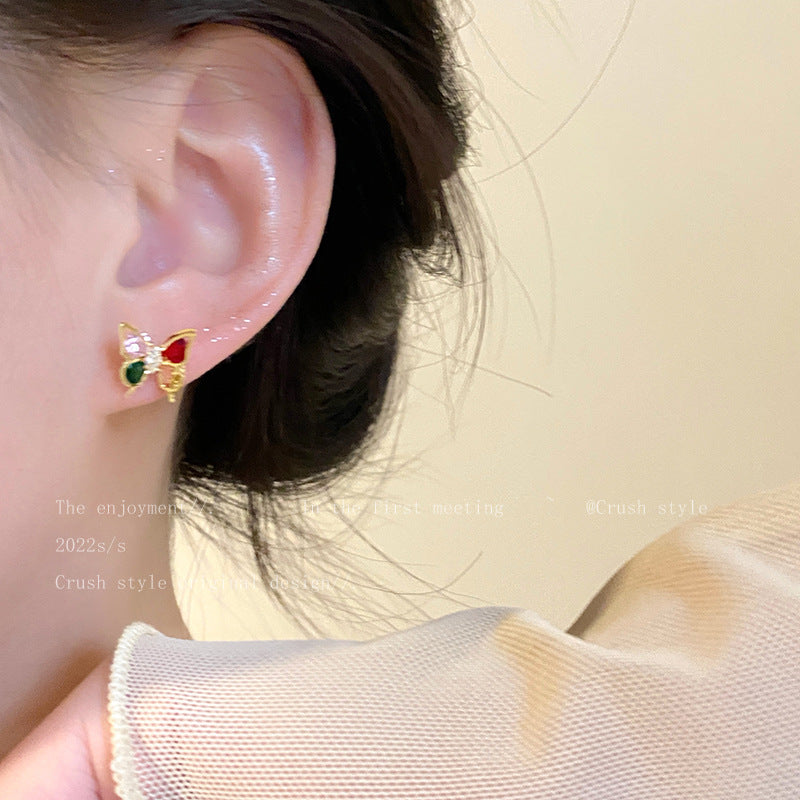 Women's Zircon For Summer Fashion Fairy Temperamental Exquisite Earrings