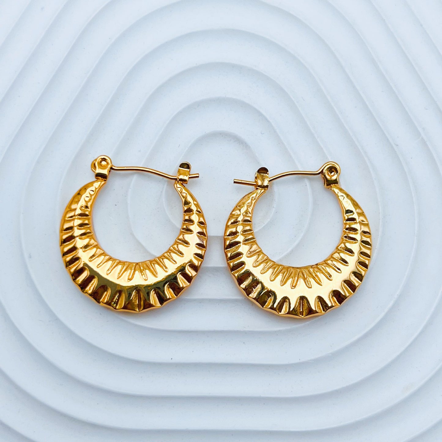 Tassel Ear Clip Female Stainless Steel Niche Exaggerated Earrings