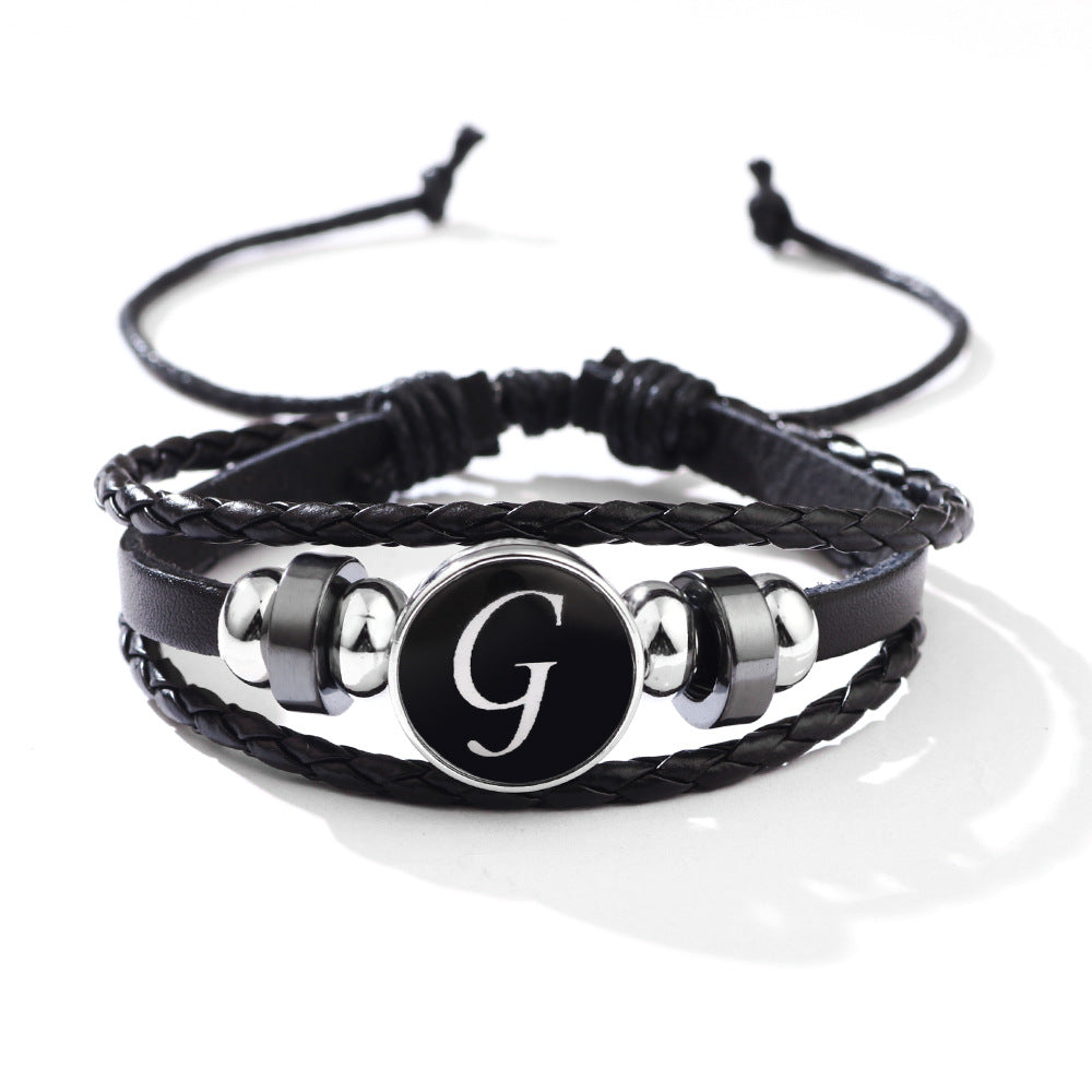 Classic Simple English Letter Personality Fashion Bracelets