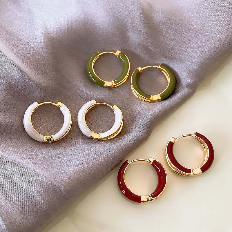 Dripping Irregular Clip Female Simple Wild Niche Design Personalized Ear Buckle