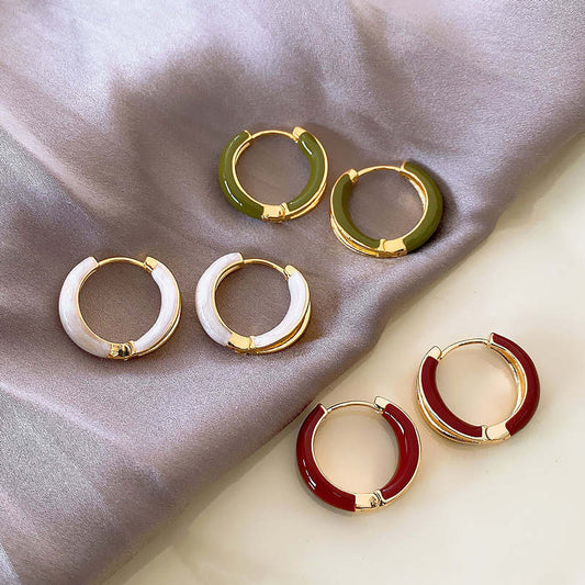 Dripping Irregular Clip Female Simple Wild Niche Design Personalized Ear Buckle
