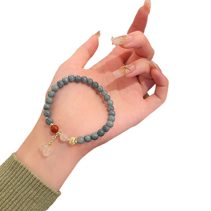 Artistic Retro Chinese Ethnic Style Jade Bracelets