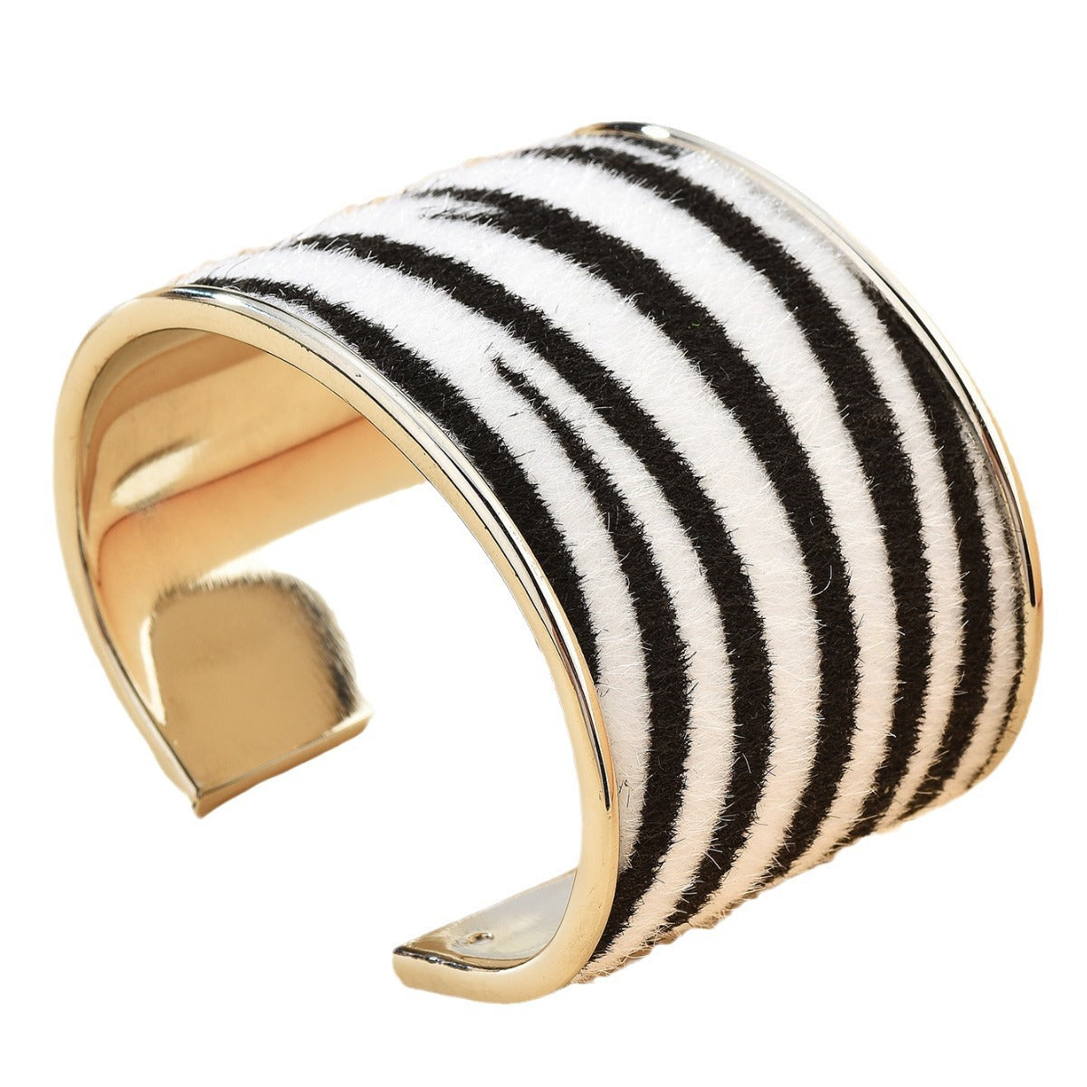 Leopard Print Bangle Exaggerated Open Personalized Fashion Bracelet