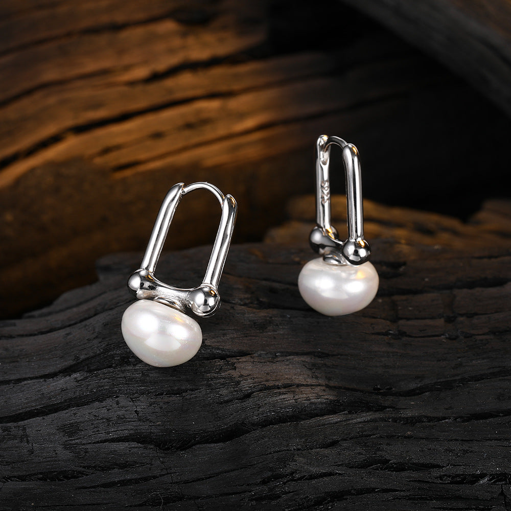 Boucles d'oreilles à Clip pour femmes, personnalité coréenne, rétro, coquillage