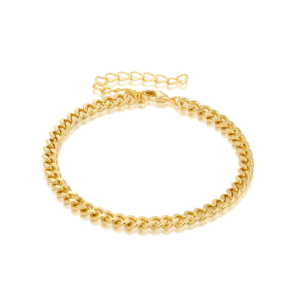 Geometric Metal Simplicity Gold Suit Personality Bracelets