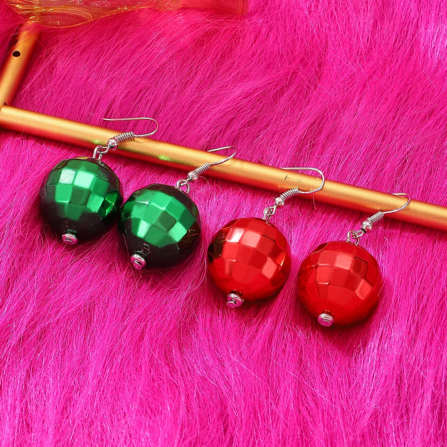 Women's Stylish Round Retro Simple Disco Electroplated Jewelry Set