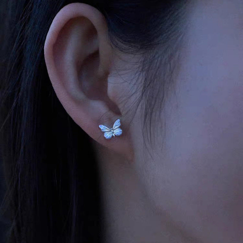 Light Fairy Purple For Design Luminous Stud Earrings