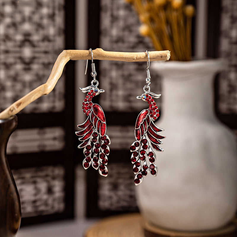 Bohemian Ethnic Style Ear Long Tassel Metal Fashion Earrings