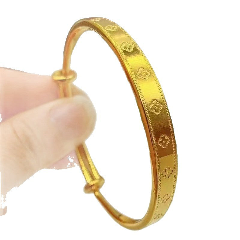 Women's Sand Gold Fashion Trendy Special Interest Light Luxury Bracelets