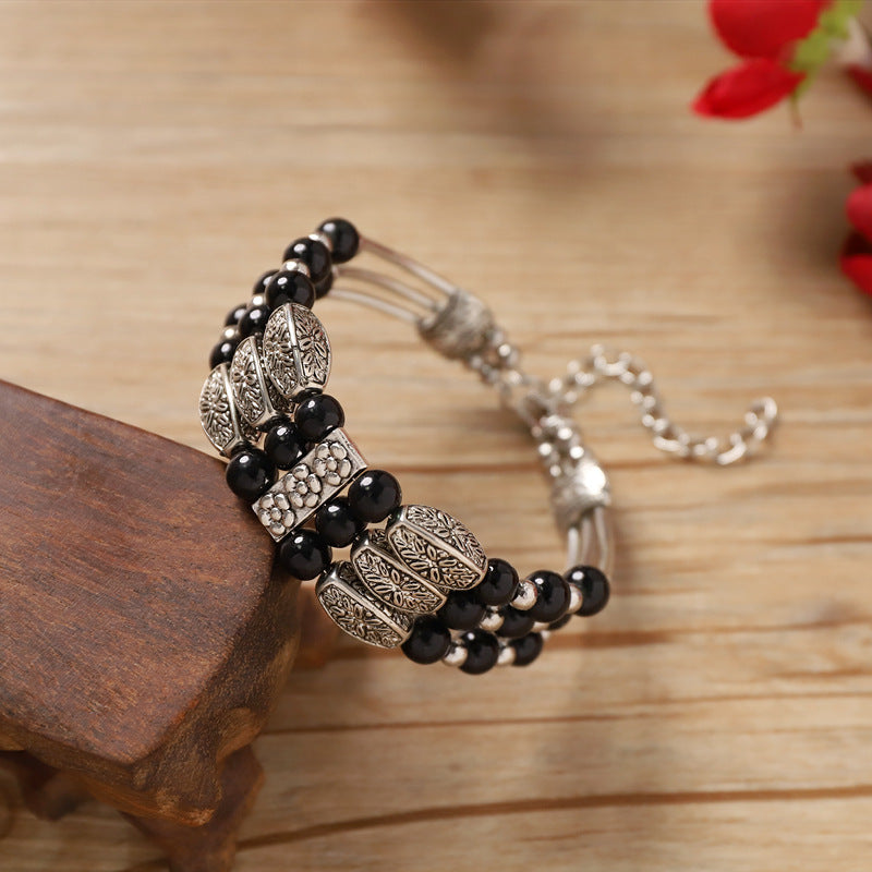 Retro Ethnic Style Colorful Yunnan Vacation Miao Bracelets