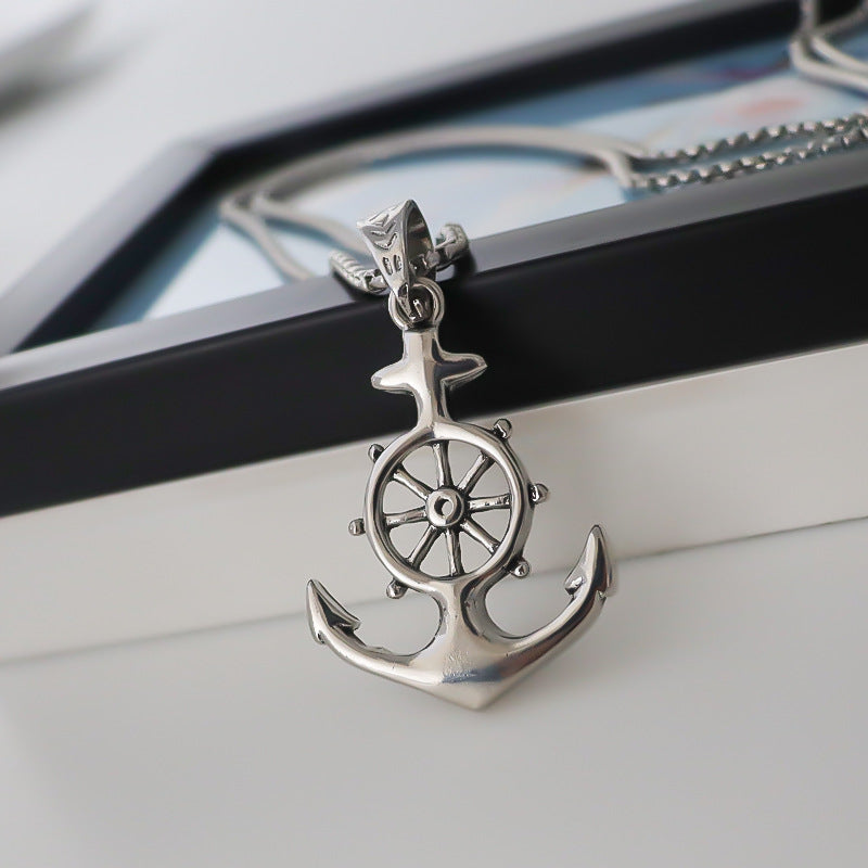 Boat Anchor Pendant Fashion Creative Hipster Hip Hop Necklaces