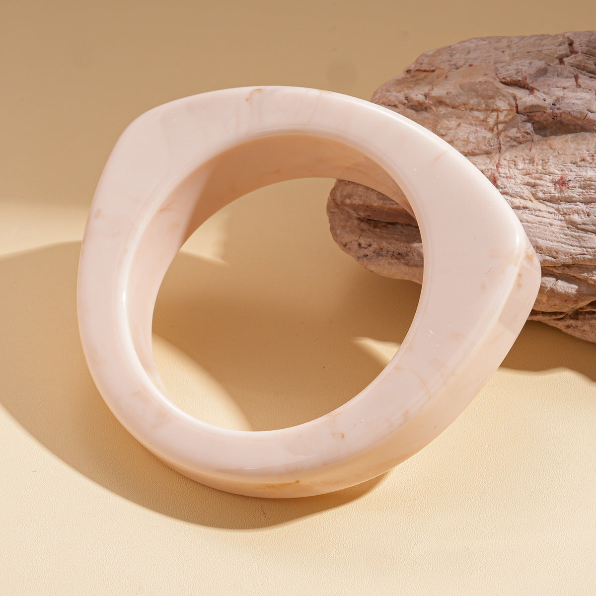 Women's Irregular Resin Minority Simple Retro Temperament Personality Fashion Design Unique Bracelets
