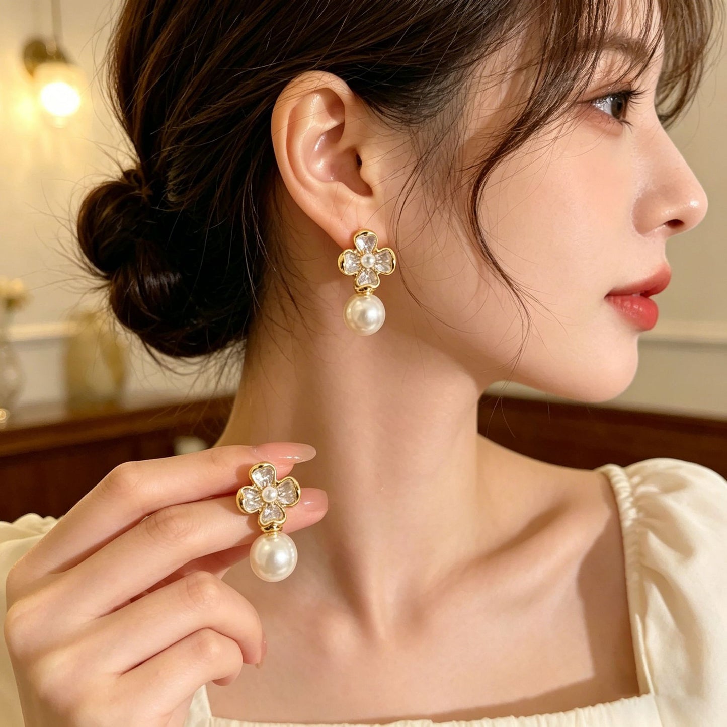Luxury Long Fringe Simple Graceful Female Ear Clip