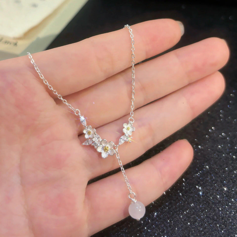 Female Niche Simple Fresh Sweet Light Luxury Advanced Design Get Necklace